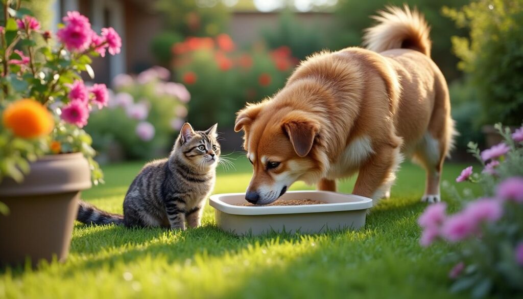 découvrez pourquoi votre chien mange les crottes de votre chat et comprenez ce comportement surprenant grâce à nos explications claires et conseils pratiques.