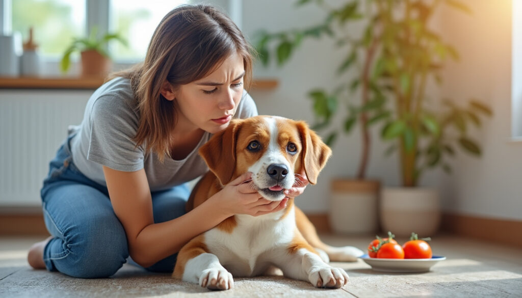 découvrez les signes d'alerte à surveiller si votre chien a mangé une tomate et les premiers gestes essentiels à adopter pour assurer sa sécurité et son bien-être.