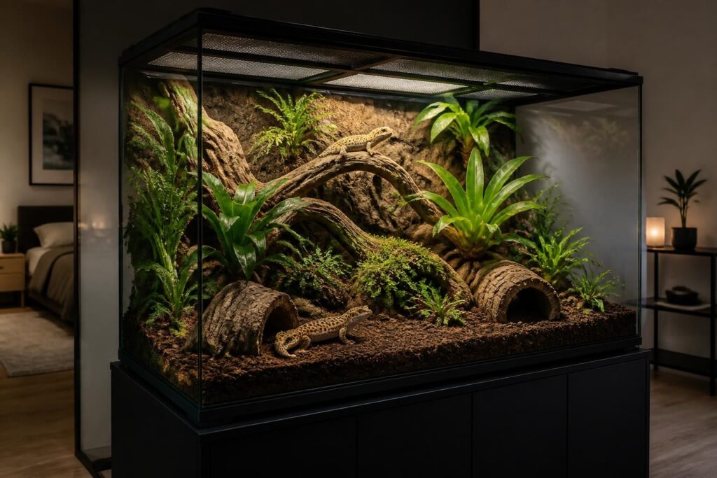 découvrez notre sélection de terrariums reptile xxl, incluant les modèles exo terra et des options abordables pour offrir un habitat idéal à vos reptiles.