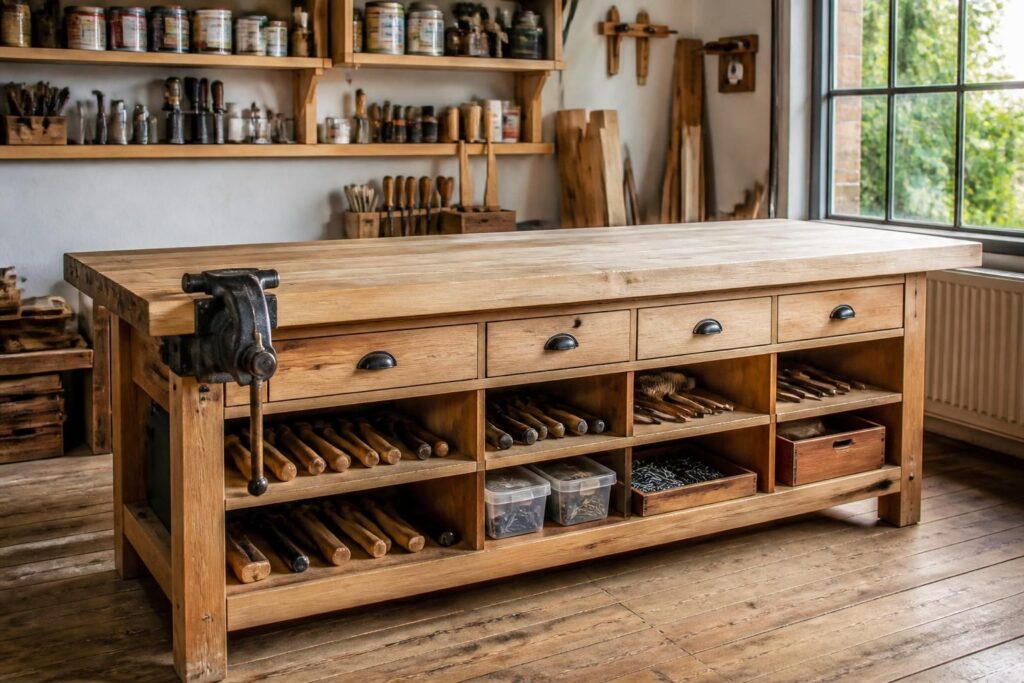 découvrez comment construire un établi en bois fait maison pour créer un espace de travail pratique, fonctionnel et adapté à vos besoins de bricolage.