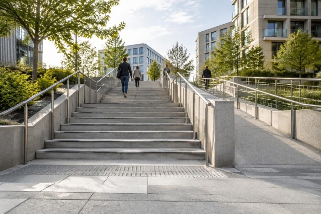découvrez comment choisir et installer un escalier urbain pour collectivité : matériaux, sécurité, accessibilité et normes à respecter.