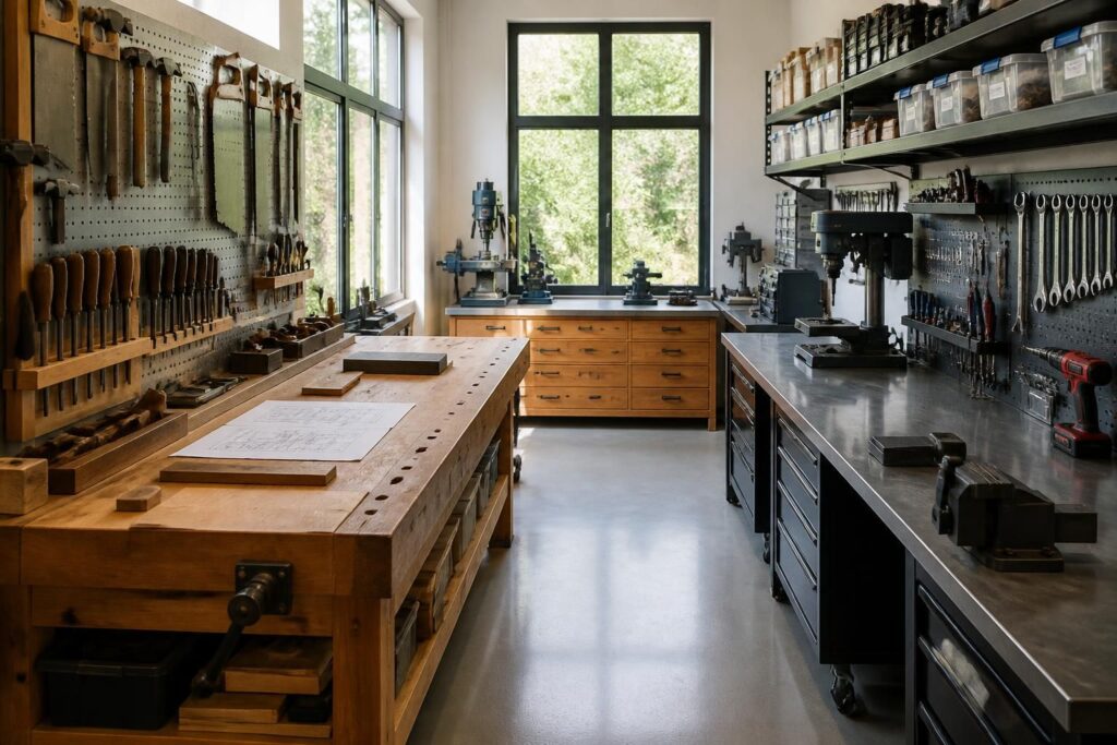 découvrez comment aménager un atelier de menuiserie et mécanique optimisé pour un espace de travail efficace, alliant organisation, fonctionnalité et productivité.