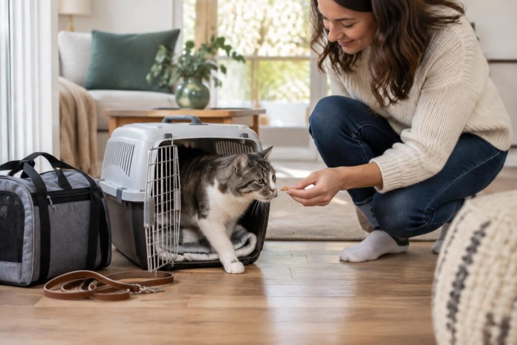 découvrez quand emmener votre chat ou chaton chez le vétérinaire, les visites à prévoir et nos conseils pour réduire son stress avant et pendant la consultation.