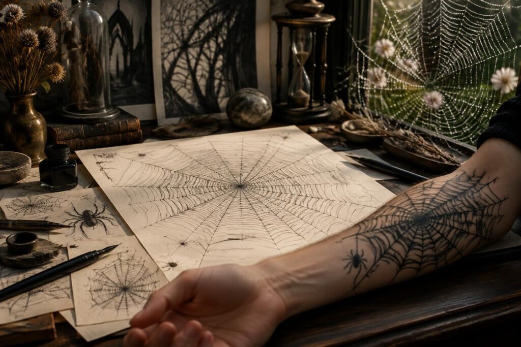 explorez la toile d’araignée à travers des dessins inspirants, des tatouages symboliques et ses références dans la culture populaire.